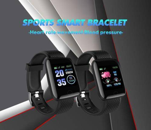 116 PLUS SMART FITNESS WATCH BLACK