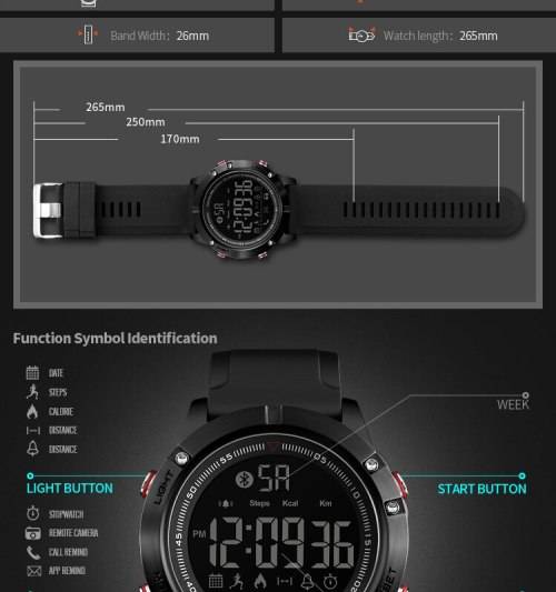 Metal Case 50m Waterproof, Bluetooth Android / Apple ios, Sync, Digital Full Function Watch,Quality