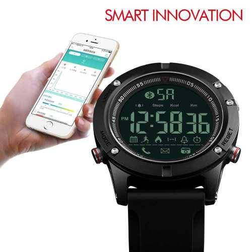 Metal Case 50m Waterproof, Bluetooth Android / Apple ios, Sync, Digital Full Function Watch,Quality