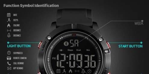 Metal Case 50m Waterproof, Bluetooth Android / Apple, Sync, Digital Full Function Watch, Quality.