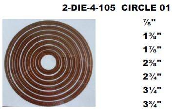 SIMPLY 2 DIE 4-105  CIRCLES ~~~  NEW ~~~