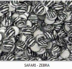 CARD CANDI  - SAFARI ZEBRA 4g   *****NEW IN SA****