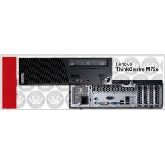 EXCELLENT Lenovo M72e SSF Quad Core i5 3rd Gen Desktop, Dual Graphics, 4GB Ram, Win 7, Office