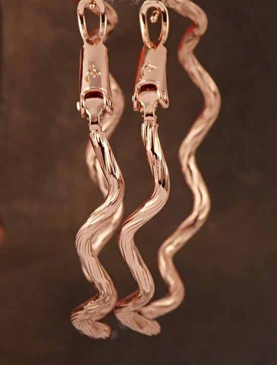 40MM_9K_Rose_Gold_Filled_Wave_Hoop_Earrings,E587