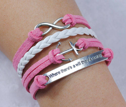 Infinity Anchor Bracelet