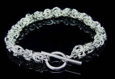 925 sterling silver Charm Bracelet 8''