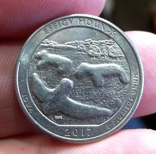 2017 US 'America the Beautiful' Quarter - Effigy Mounds