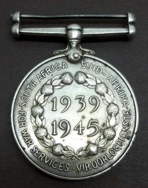 WWII 1939-45 South African War Services medal - Full Size - only 16,000 minted
