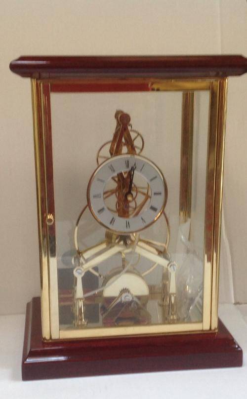 Skeleton Mantel Clock