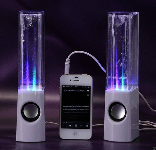 USB LED Light Dancing Water Show Speaker Music for PC Laptop Galxry S5 NOTE 3