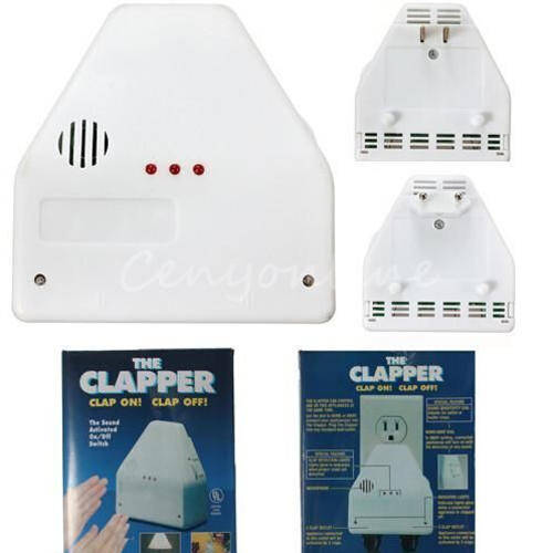 The Clapper Sound Activated Switch On/Off By Hand Clap Electronic Gadget Light