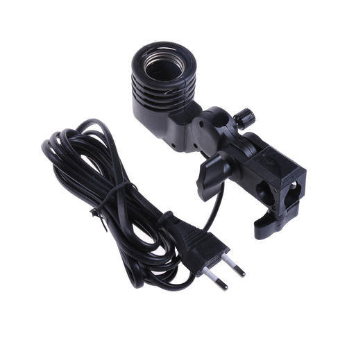 New Flash Swivel Adapter Single Lamp Bulb Holder E27 Umbrella Bracket