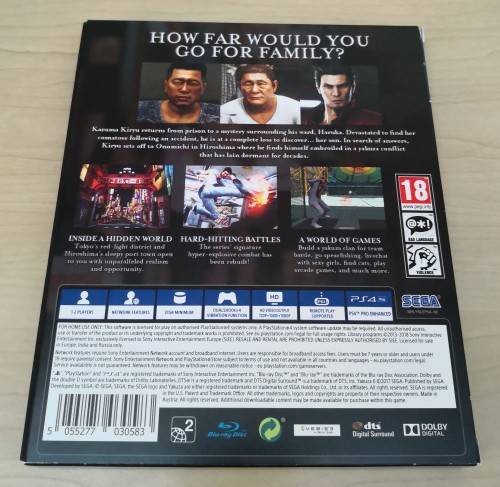 Yakuza 6 - The Song Of Life - Essence of Art Edition  PS4 Playstation 4