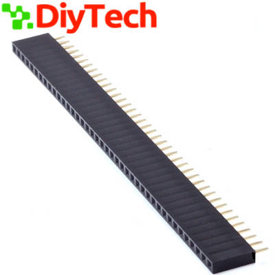 Header 40 Pin Single Row 2.54mm  **LOCAL STOCK**