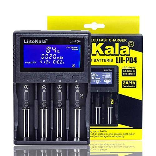 Battery Charger Liitokala PD4 12V or 220V LCD Display **LOCAL STOCK**