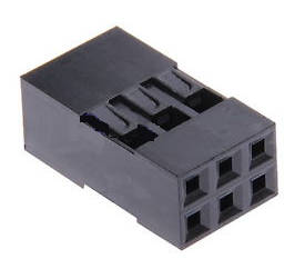 6 Pin 2 x 3 Dupont Female Shell Connector 5.54mm ***LOCAL STOCK***