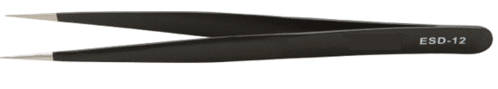 Tweezers Stainless Steel Non-Static ESD-12 ***LOCAL STOCK***