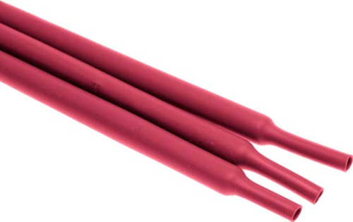 Heat-shrinkable tube insulation, thickened 2:1 1.5mm Ø per metre - Red ***LOCAL STOCK***