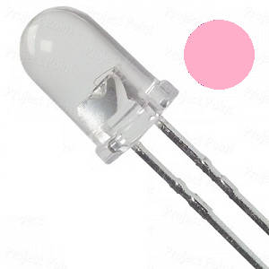 LED 3mm Clear Pink ***LOCAL STOCK***