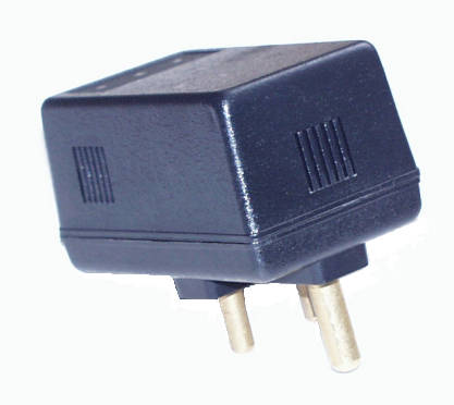 Enclosure Plastic 3 Point Power Plug 93x55x49mm DC1 Black ***LOCAL STOCK***
