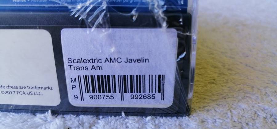 Scalextric - C3876 AMC Javelin Trans-Am