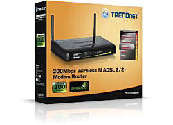 New 300Mbps Wireless N ADSL 2/2+ Modem Router