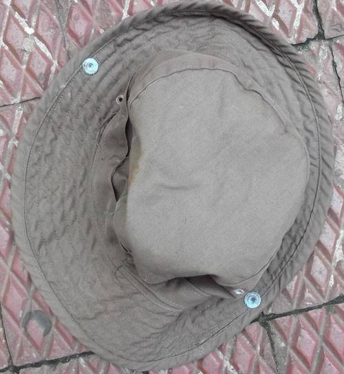 OLD SOUTH ARMY BROWN BUSH HAT INSIDE CIRCUMFERENCE 57 CM
