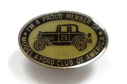 MODEL "A" FORD CLUB OF AMERICA PIN/BADGE