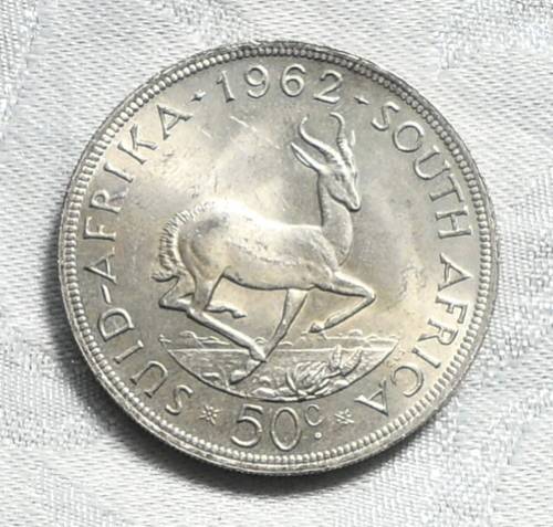 1962 CROWN 50 CENTS "EXCELLENT"