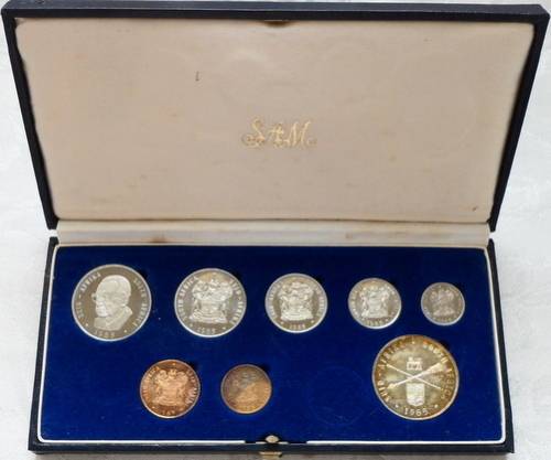 1985 SHORT PROOF SET S.A.M.  **SILVER RAND**