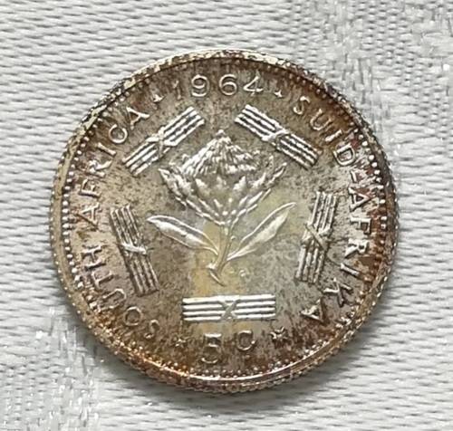 REPUBLIC 1964 **SILVER** 5 CENTS **PROOF**