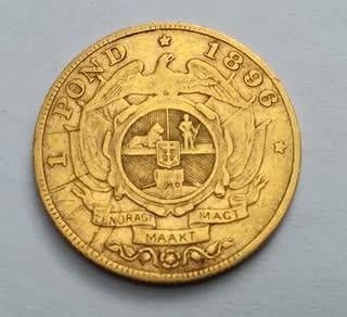 ZAR 1896 GOLD POND