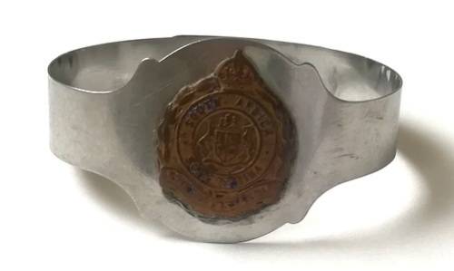 SOUTH AFRICAN ENGINEERS SWEETHEART BRACELET/TRENCH ART