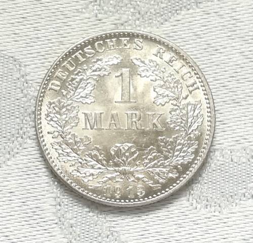GERMANY 1913G **SILVER** MARK UNC **RARE**