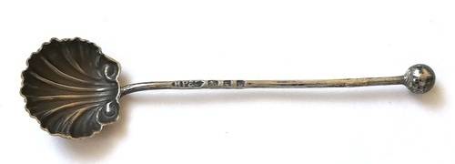 STERLING SILVER LONDON 1933 SALT/MUSTARD SPOON 57MM