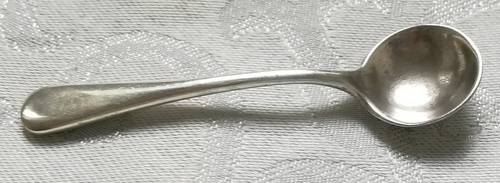 STERLING SILVER BIRMINGHAM 1916 SALT/MUSTARD SPOON 6.7 MM