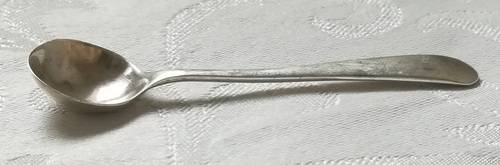 STERLING SILVER SHEFFIELD 1934 SALT/MUSTARD SPOON 6.7 MM