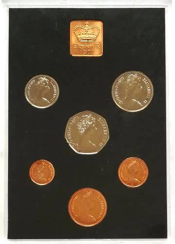 GREAT BRITAIN AND NORTHERN IRELAND 1971 PROOF SET