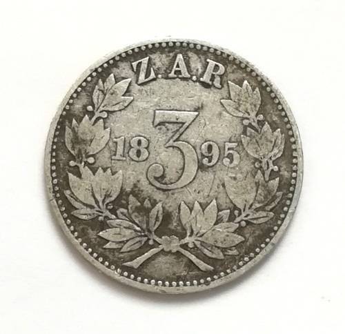 ZAR 1895 3 PENCE