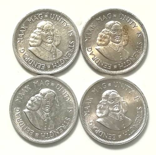 REPUBLIC 1961-1964 10 CENTS FULL SET (4 COINS)