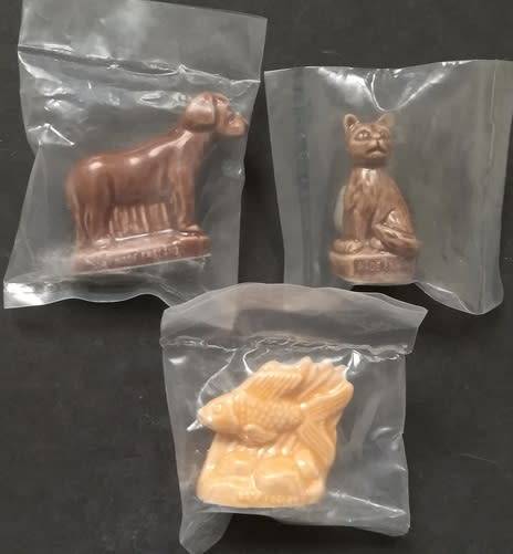 WADE - PET SHOP RED ROSE TEA SERIES COMPLETE SET 10 7 STILL IN ORIGINAL SEALED PACKETS