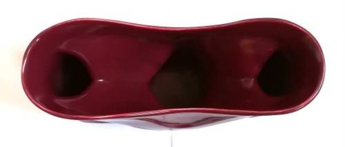 LUCIA WARE MAROON/RED VASE 180MMX250MM