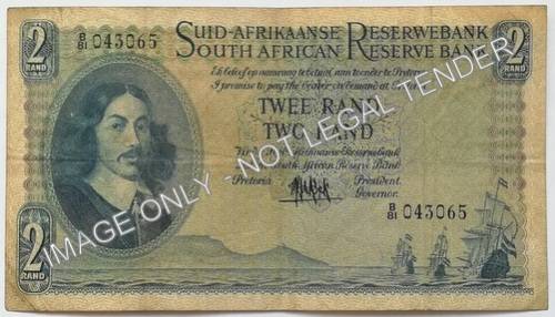 M H DE KOCK 2 RAND 1961