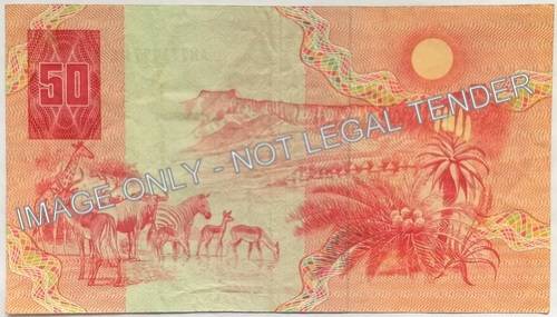GERHARD DE KOCK 50 RAND NOTE