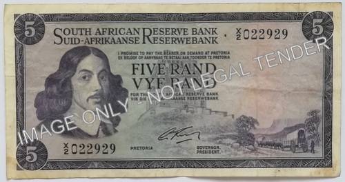 G RISSIK 5 RAND **REPLACEMENT NOTE** RARE