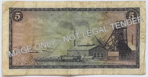 G RISSIK 5 RAND NOTE  RARE **FILLER**