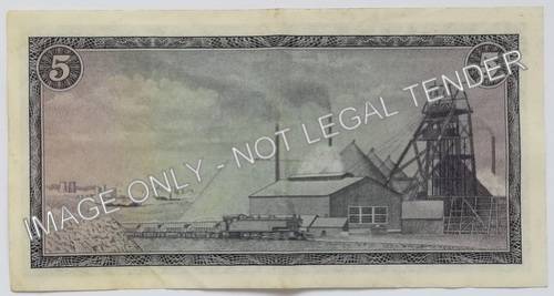 T W DE JONGH 5 RAND 1ST ISSUE