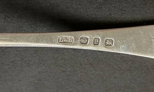 BIRMINGHAM 1898 STERLING SILVER PIERCED SUGAR SPOON **EXCELLENT** 12 GRAMS 110MM