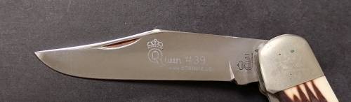 VINTAGE QUEEN #39 440 STAINLESS KNIFE 230MM-BLADES EXCELLENT SEE PHOTOS