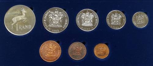 REPUBLIC 1983 PROOF SET S A M